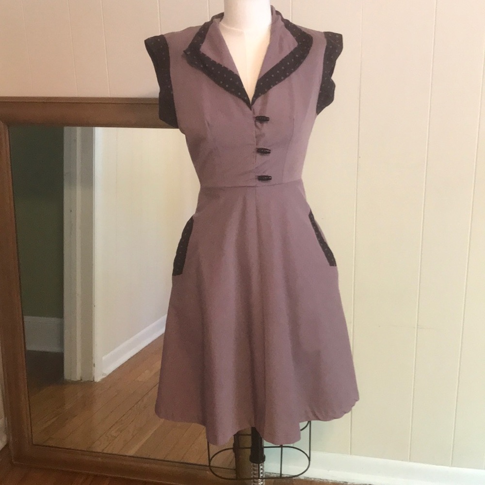 Vintage dress with pockets